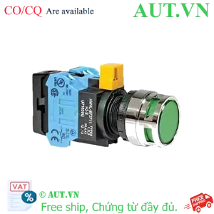 Ảnh của Nút nhấn nhả IDEC HW4L-MF2F20QD-G-12V D22 2NO (Xanh)