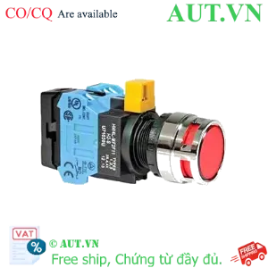 Ảnh của Nút nhấn nhả IDEC HW4L-MF2F20QD-R-24V D22 2NO (Đỏ)