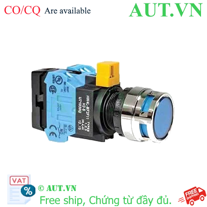 Ảnh của Nút nhấn nhả IDEC HW4L-MF2F20QD-S-6V D22 2NO (Xanh)
