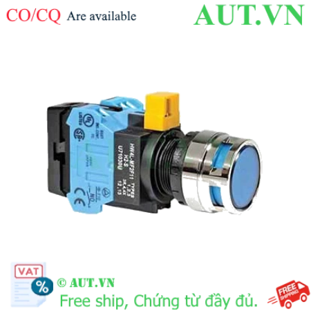 Ảnh của Nút nhấn nhả IDEC HW4L-MF2F20QD-S-6V D22 2NO (Xanh)
