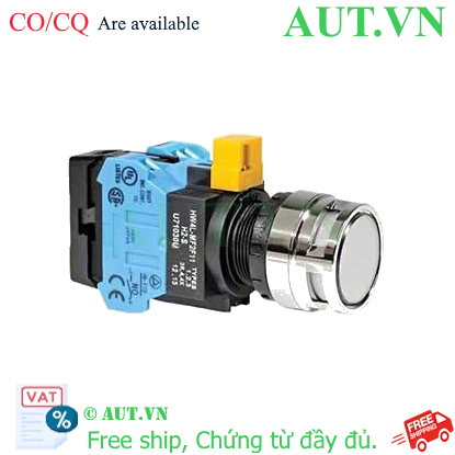 Ảnh của Nút nhấn nhả IDEC HW4L-MF2F20QD-W-6V D22 2NO (Trắng)