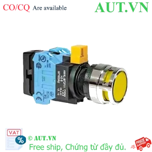 Ảnh của Nút nhấn nhả IDEC HW4L-MF2F20QD-Y-6V D22 2NO (Vàng)