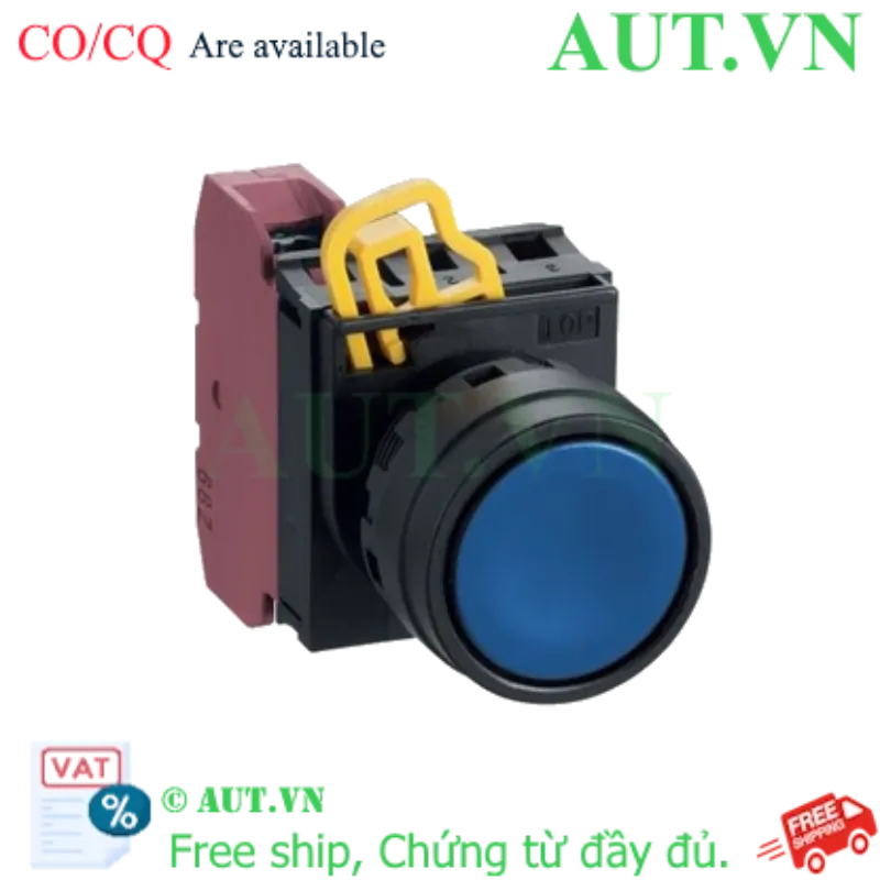 Ảnh của Nút nhấn nhả IDEC YW1B-M1E01S, D22, 1NC, xanh, mới