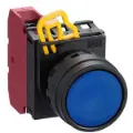 Ảnh của Nút nhấn nhả IDEC YW1B-M1E01S, D22, 1NC, xanh, mới