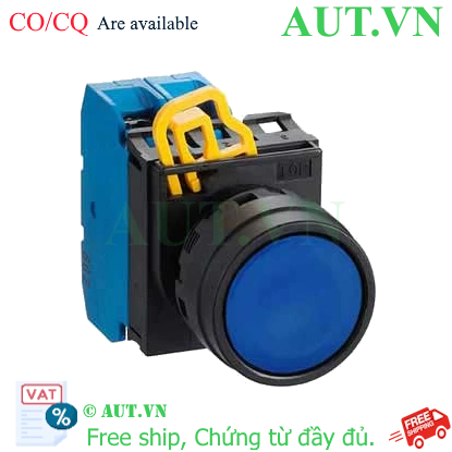 Ảnh của Nút nhấn nhả IDEC YW1B-M1E20S, D22, 2NO, xanh, tốt