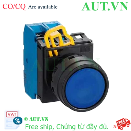 Ảnh của Nút nhấn nhả IDEC YW1B-M1E20S, D22, 2NO, xanh, tốt