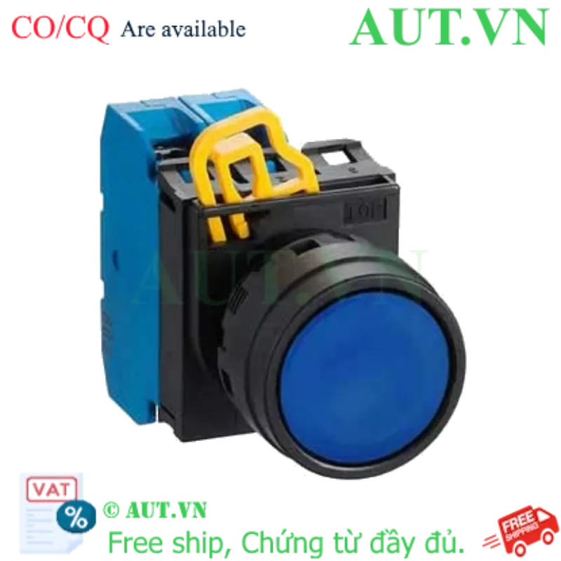 Ảnh của Nút nhấn nhả IDEC YW1B-M1E20S, D22, 2NO, xanh, tốt