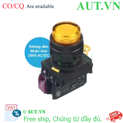 Ảnh của Nút nhấn nhả IDEC YW1L-M2E01Q0A D22 1NC (Hổ phách)