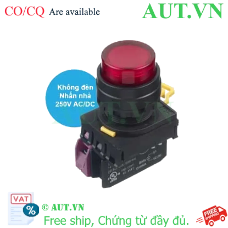 Ảnh của Nút nhấn nhả IDEC YW1L-M2E01Q0R D22 1NC (Đỏ)