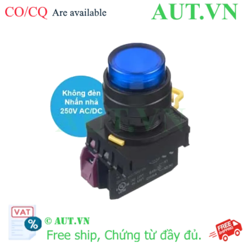 Ảnh của Nút nhấn nhả IDEC YW1L-M2E01Q0S D22 1NC (Xanh)