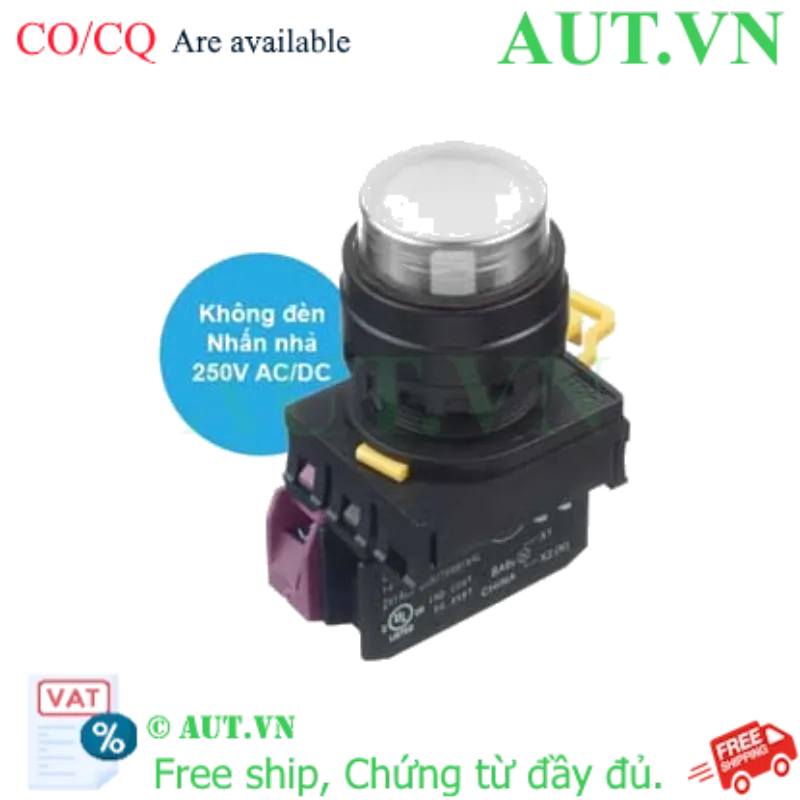 Ảnh của Nút nhấn nhả IDEC YW1L-M2E01Q0W D22 1NC (Trắng)