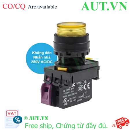 Ảnh của Nút nhấn nhả IDEC YW1L-M2E01Q0Y D22 1NC (Vàng)