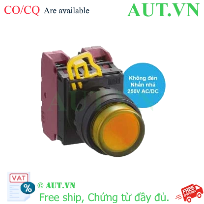 Ảnh của Nút nhấn nhả IDEC YW1L-M2E02Q0A D22 2NC (Hổ phách)