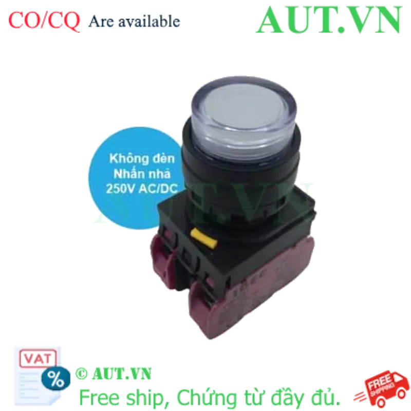 Ảnh của Nút nhấn nhả IDEC YW1L-M2E02Q0W D22 2NC (Trắng)