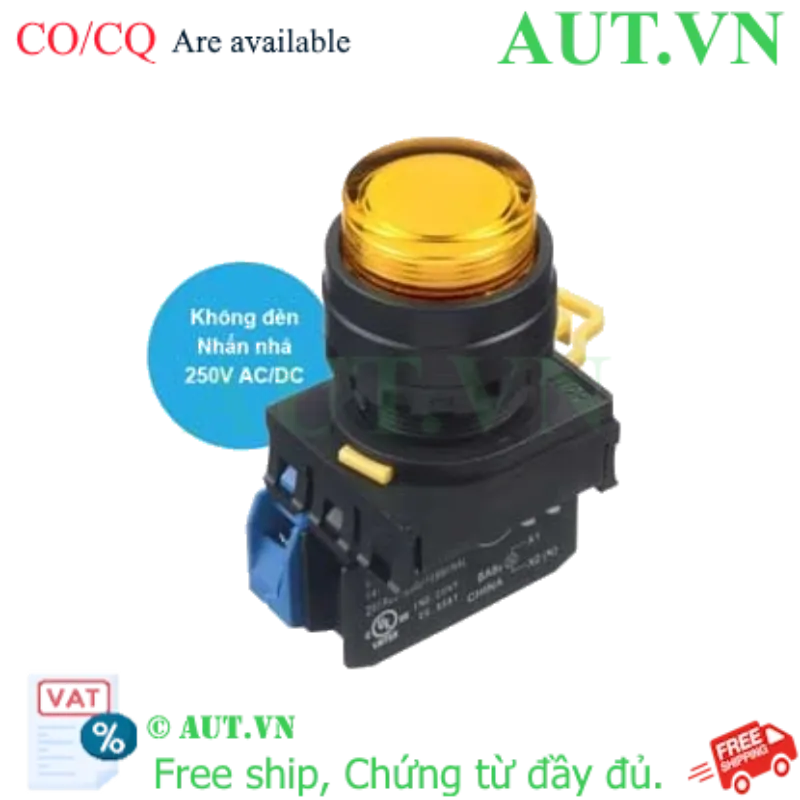 Ảnh của Nút nhấn nhả IDEC YW1L-M2E10Q0A D22 1NO (Hổ phách)