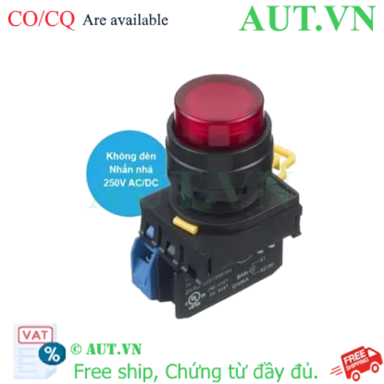 Ảnh của Nút nhấn nhả IDEC YW1L-M2E10Q0R D22 1NO (Đỏ)