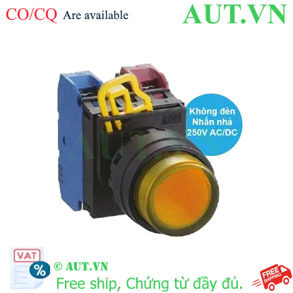 Ảnh của Nút nhấn nhả IDEC YW1L-M2E11Q0A D22 1NO+1NC (Hổ phách)