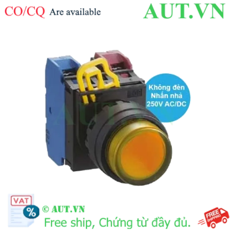 Ảnh của Nút nhấn nhả IDEC YW1L-M2E11Q0A D22 1NO+1NC (Hổ phách)