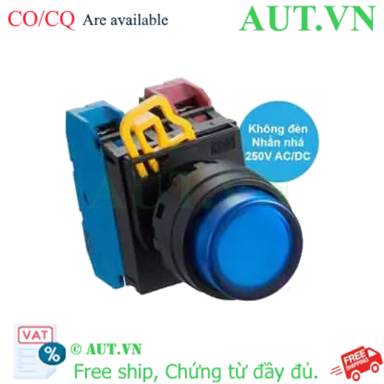 Ảnh của Nút nhấn nhả IDEC YW1L-M2E11Q0S D22 1NO+1NC (Xanh)