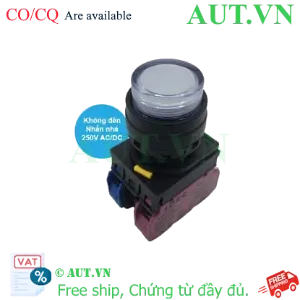 Ảnh của Nút nhấn nhả IDEC YW1L-M2E11Q0W D22 1NO+1NC (Trắng)