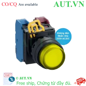 Ảnh của Nút nhấn nhả IDEC YW1L-M2E11Q0Y D22 1NO+1NC (Vàng)
