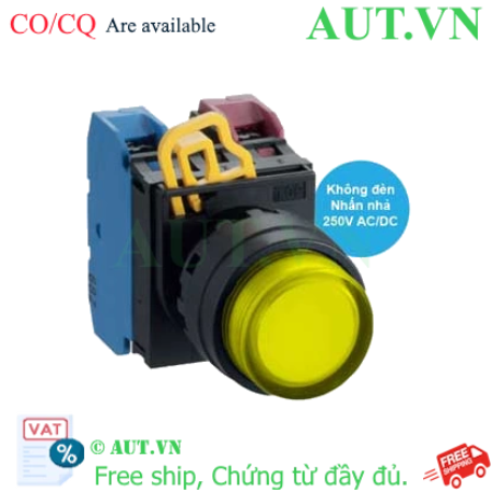 Ảnh của Nút nhấn nhả IDEC YW1L-M2E11Q0Y D22 1NO+1NC (Vàng)