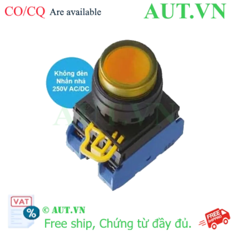 Ảnh của Nút nhấn nhả IDEC YW1L-M2E20Q0A D22 2NO (Hổ phách)