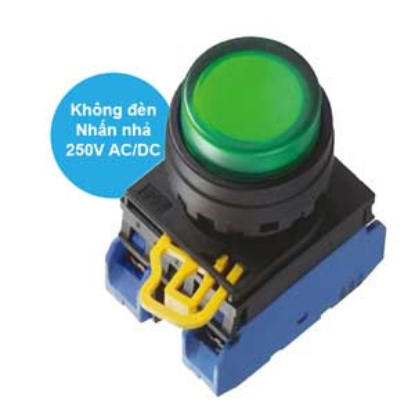 Ảnh của Nút nhấn nhả IDEC YW1L-M2E20Q0G D22 2NO (Xanh)