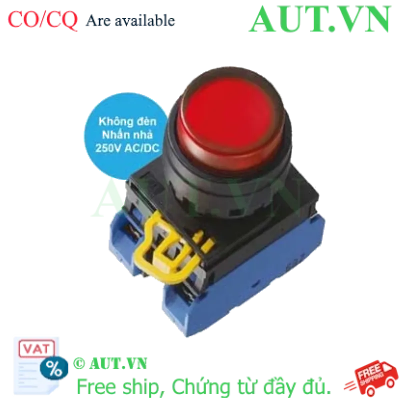 Ảnh của Nút nhấn nhả IDEC YW1L-M2E20Q0R D22 2NO (Đỏ)