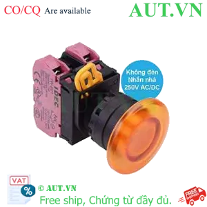Ảnh của Nút nhấn nhả IDEC YW1L-M4E02Q0A D22 2NC (Hổ phách)