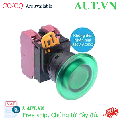 Ảnh của Nút nhấn nhả IDEC YW1L-M4E02Q0G D22 2NC (Xanh)