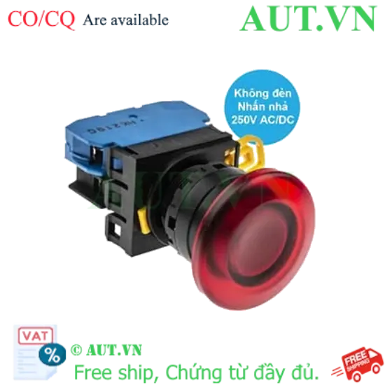 Ảnh của Nút nhấn nhả IDEC YW1L-M4E10Q0R D22 1NO (Đỏ)