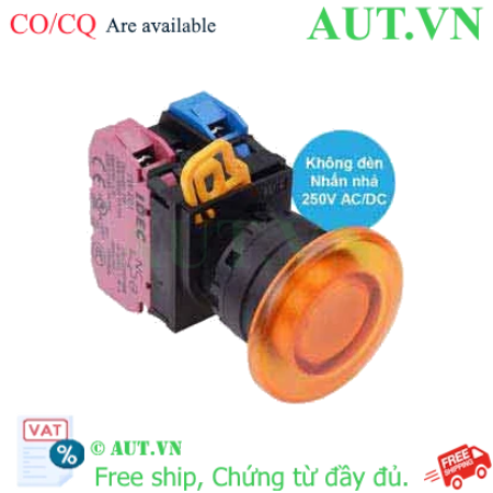 Ảnh của Nút nhấn nhả IDEC YW1L-M4E11Q0A D22 1NO+1NC (Hổ phách)