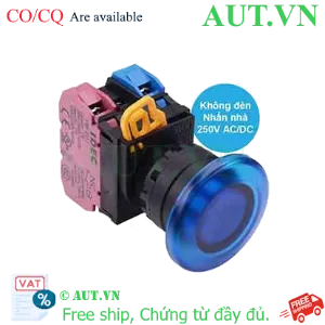 Ảnh của Nút nhấn nhả IDEC YW1L-M4E11Q0S D22 1NO+1NC (Xanh)