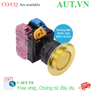 Ảnh của Nút nhấn nhả IDEC YW1L-M4E11Q0Y D22 1NO+1NC (Vàng)