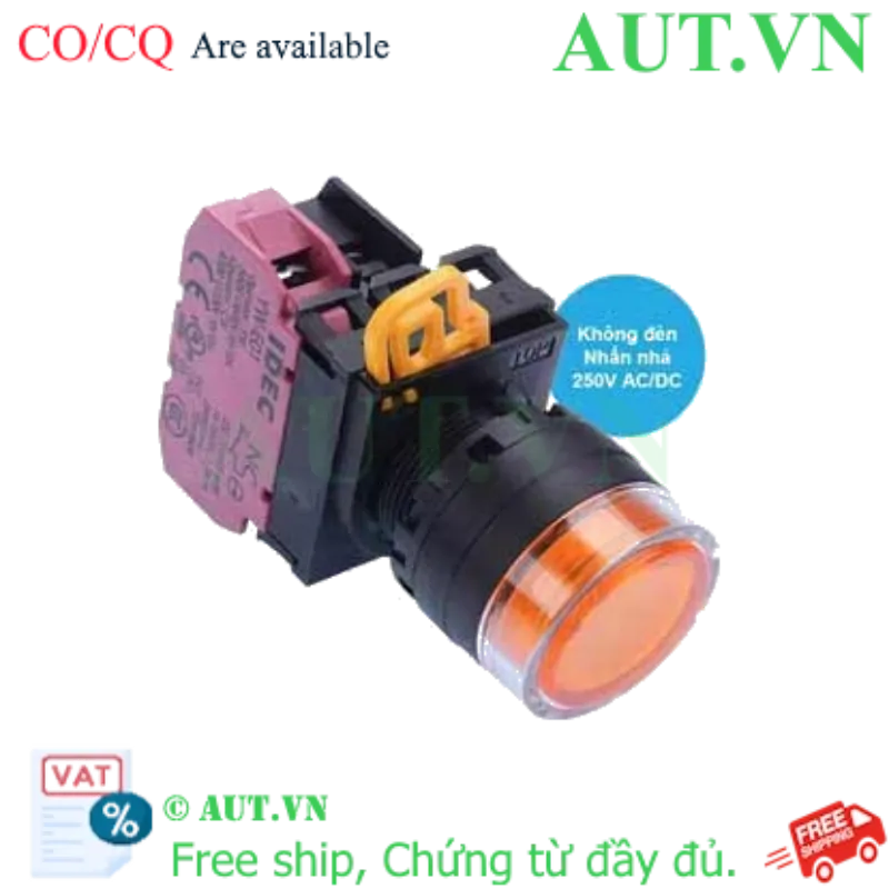Ảnh của Nút nhấn nhả IDEC YW1L-MF2E01Q0A D22 1NC (Hổ phách)