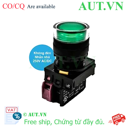 Ảnh của Nút nhấn nhả IDEC YW1L-MF2E01Q0G D22 1NC (Xanh)