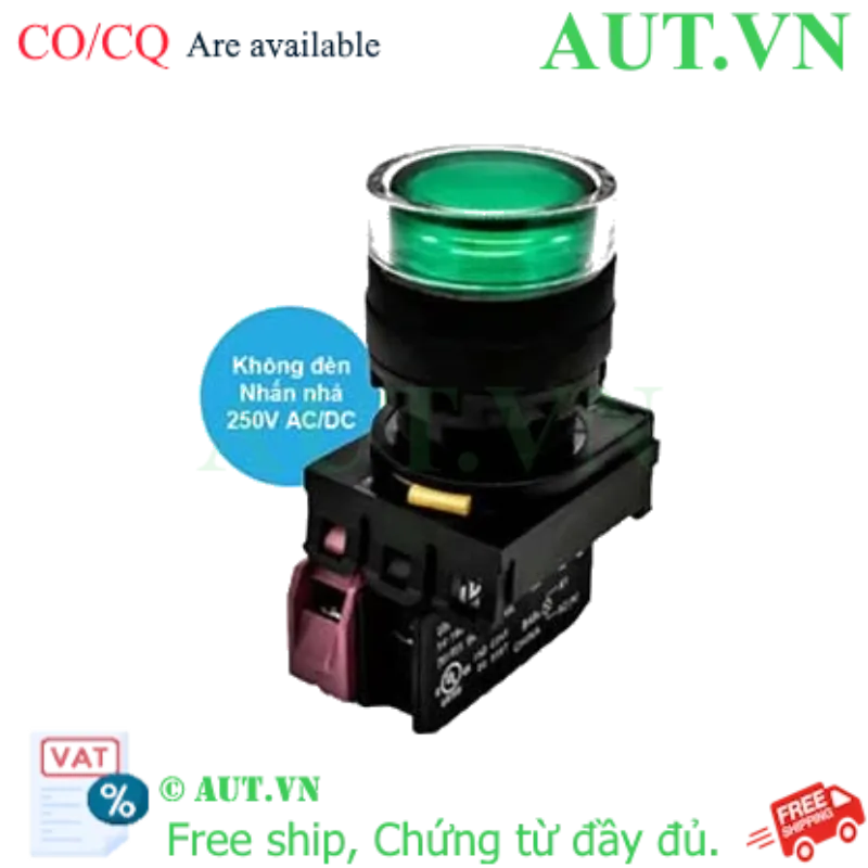 Ảnh của Nút nhấn nhả IDEC YW1L-MF2E01Q0G D22 1NC (Xanh)