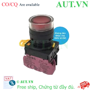 Ảnh của Nút nhấn nhả IDEC YW1L-MF2E01Q0R D22 1NC (Đỏ)