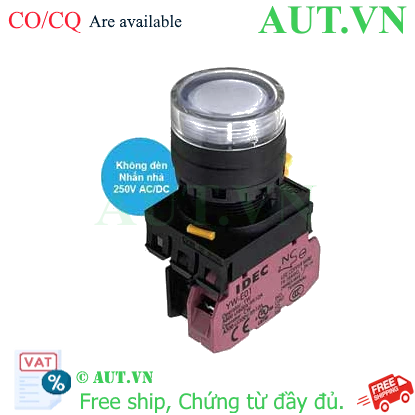 Ảnh của Nút nhấn nhả IDEC YW1L-MF2E01Q0W D22 1NC (Trắng)