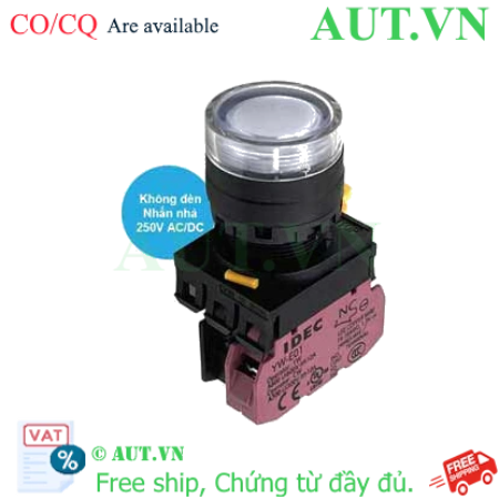 Ảnh của Nút nhấn nhả IDEC YW1L-MF2E01Q0W D22 1NC (Trắng)