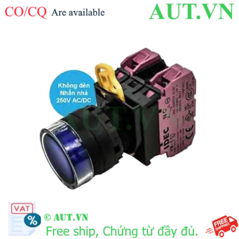 Ảnh của Nút nhấn nhả IDEC YW1L-MF2E02Q0S D22 2NC (Xanh)