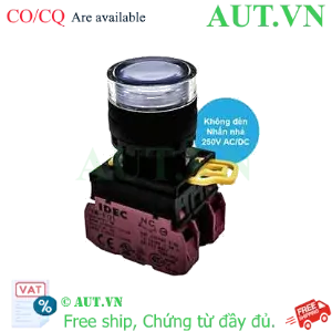 Ảnh của Nút nhấn nhả IDEC YW1L-MF2E02Q0W D22 2NC (Trắng)