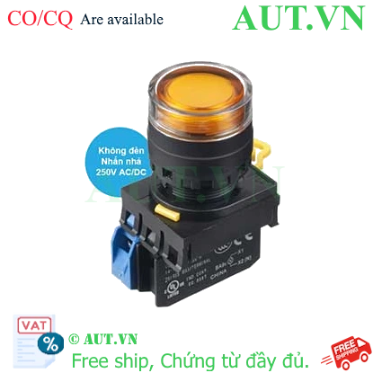 Ảnh của Nút nhấn nhả IDEC YW1L-MF2E10Q0A D22 1NO (Hổ phách)