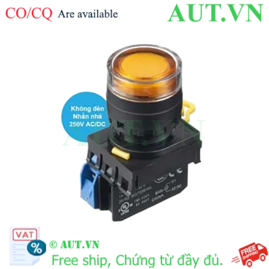 Ảnh của Nút nhấn nhả IDEC YW1L-MF2E10Q0A D22 1NO (Hổ phách)