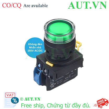 Ảnh của Nút nhấn nhả IDEC YW1L-MF2E10Q0G D22 1NO (Xanh)