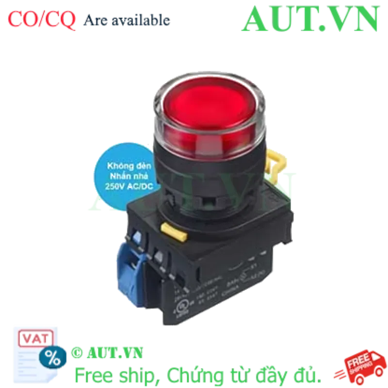 Ảnh của Nút nhấn nhả IDEC YW1L-MF2E10Q0R D22 1NO (Đỏ)