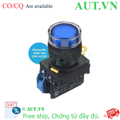 Ảnh của Nút nhấn nhả IDEC YW1L-MF2E10Q0S D22 1NO (Xanh)