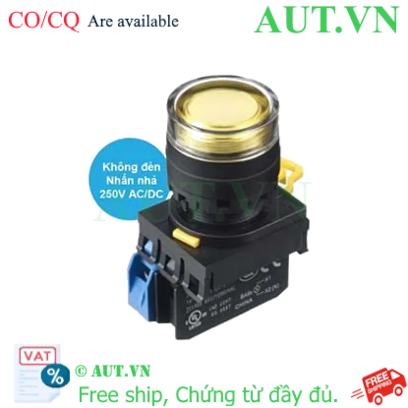 Ảnh của Nút nhấn nhả IDEC YW1L-MF2E10Q0Y D22 1NO (Vàng)
