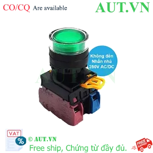 Ảnh của Nút nhấn nhả IDEC YW1L-MF2E11Q0G D22 1NO+1NC (Xanh)